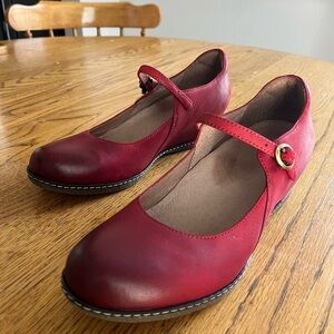 Dansko Mary Jane in Red Size: 38 or 7.5
